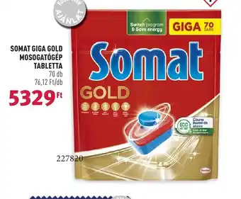 Rossmann SOMAT GIGA GOLD MOSOGATÓGÉP TABLETTA 70 db ajánlat