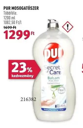 Rossmann PUR MOSOGATÓSZER 1200 ml ajánlat