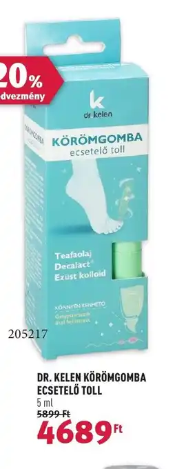 DR. KELEN KÖRÖMGOMBA ECSETELŐ TOLL 5 ml
