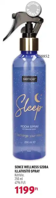 SENCE WELLNESS SZOBA ILLATOSÍTÓ SPRAY 250 ml