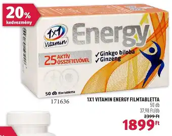 1X1 VITAMIN ENERGY FILMTABLETTA 50 db