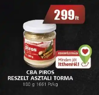 CBA CBA PIROS RESZELT ASZTALI TORMA 180 g ajánlat