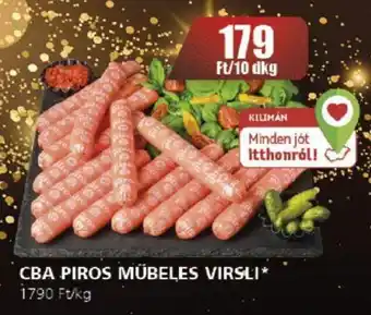 CBA CBA PIROS MŰBELES VIRSLI 10dkg ajánlat