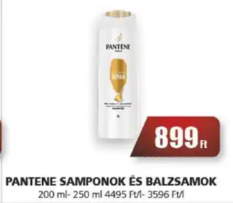 CBA PANTENE SAMPONOK ÉS BALZSAMOK 200 ml- 250 ml ajánlat
