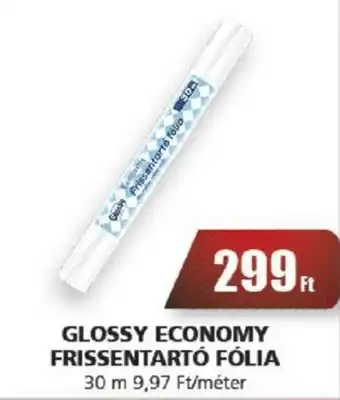 CBA GLOSSY ECONOMY FRISSENTARTÓ FÓLIA 30 m ajánlat