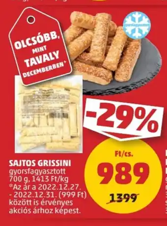 PENNY SAJTOS GRISSINI 700 g ajánlat