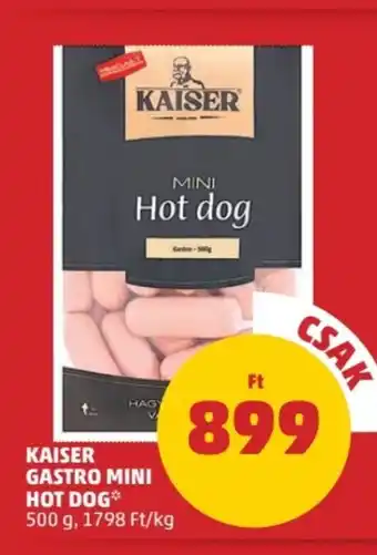 PENNY KAISER GASTRO MINI HOT DOG 500 g ajánlat