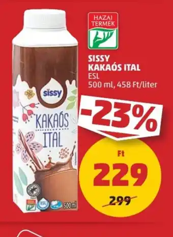 PENNY SISSY KAKAÓS ITAL 500 ml ajánlat