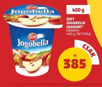 PENNY ZOTT JOGOBELLA JOGHURT 400 g ajánlat