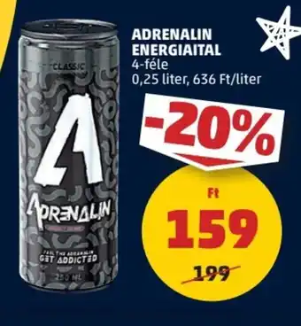 PENNY ADRENALIN ENERGIAITAL 0,25 l ajánlat