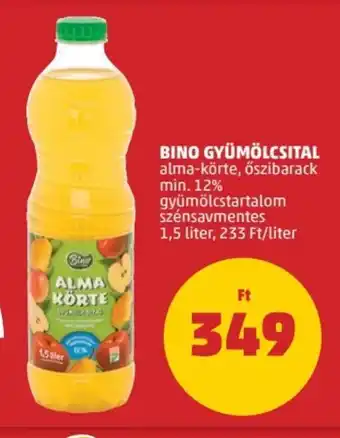 PENNY BINO GYÜMÖLCSITAL 1,5 l ajánlat