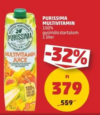 PENNY PURISSIMA MULTIVITAMIN 1 l ajánlat