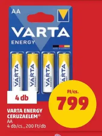 PENNY VARTA ENERGY CERUZAELEM 4 db ajánlat