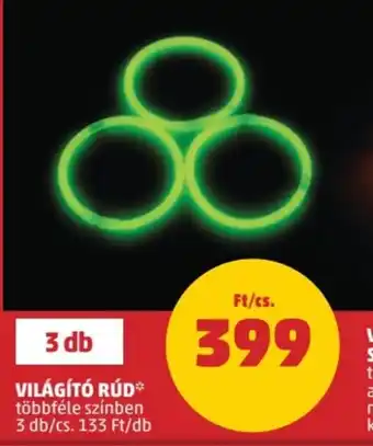 PENNY VILÁGÍTÓ RÚD 3 db ajánlat