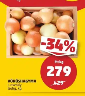 PENNY VÖRÖSHAGYMA 1 kg ajánlat