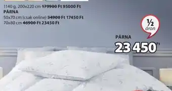JYSK PÁRNA 1 db ajánlat