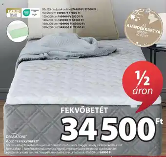DREAMZONE GOLD T45 FEKVŐBETÉT 1 db