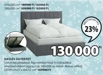 JYSK HASLEV ÁGYKERET 1 db ajánlat