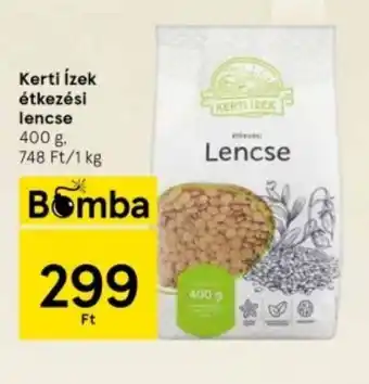 Tesco Kerti Ízek étkezési lencse 400 g ajánlat