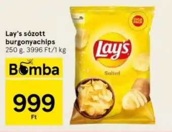Tesco Lay's sózott burgonyachips 250 g ajánlat
