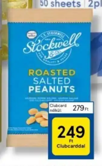 Tesco Stockwell pörkölt, sós földimogyoró 100 g ajánlat