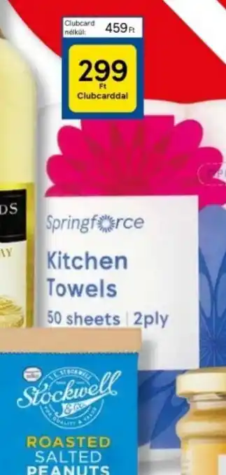 Tesco Springforce konyhai papírtörlő 2 db ajánlat
