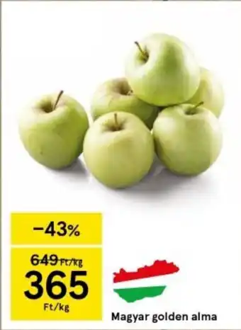 Tesco Magyar golden alma 1 kg ajánlat
