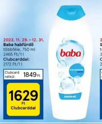 Tesco Baba habfürdő 750 ml ajánlat