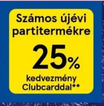 Tesco Számos újévi partitermékre ajánlat