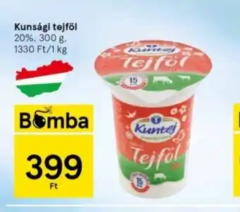 Tesco Kunsági tejföl 300 g ajánlat