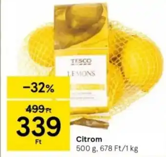 Tesco Citrom 500 g ajánlat