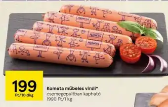 Tesco Kometa műbeles virsli 10 dkg ajánlat