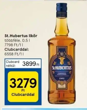 Tesco St.Hubertus likör 0,5 l ajánlat