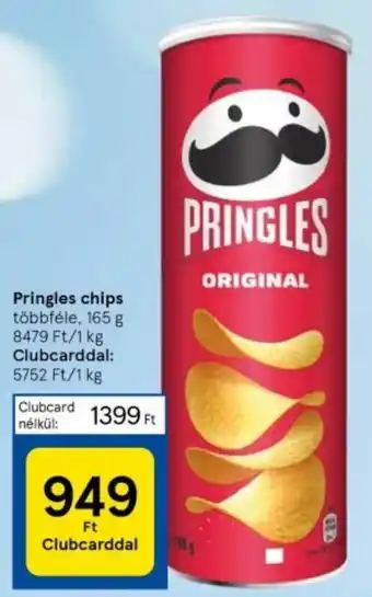 Tesco Pringles chips 165g ajánlat
