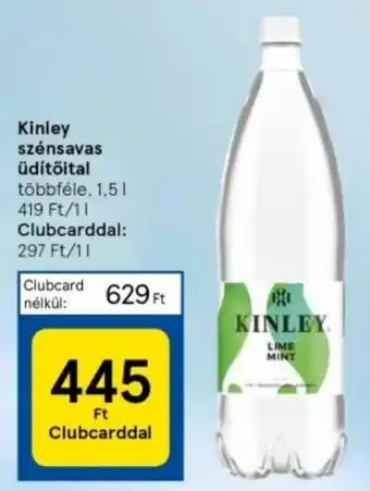 Kinley szénsavas üdítőital 1,5l