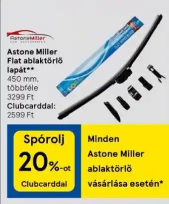 Tesco Astone Miller Flat ablaktörlő lapát 450 mm ajánlat