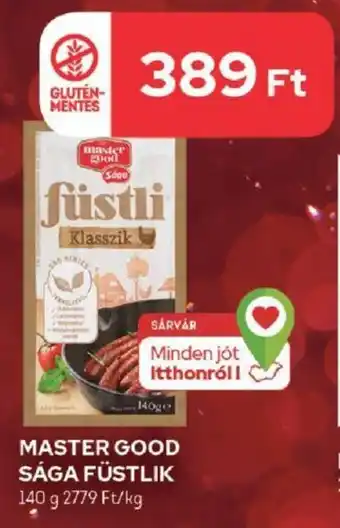 CBA MASTER GOOD SÁGA FÜSTLIK 140 g ajánlat