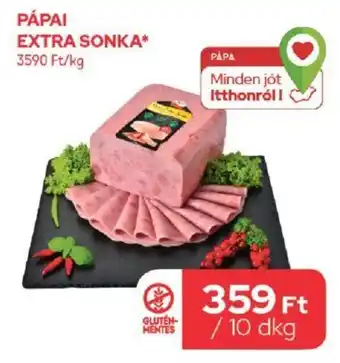 CBA PÁPAI EXTRA SONKA 10dkg ajánlat