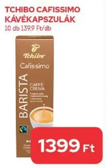 CBA TCHIBO CAFISSIMO KÁVÉKAPSZULÁK 10 db ajánlat