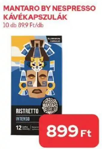 CBA MANTARO BY NESPRESSO KÁVÉKAPSZULÁK 10 db ajánlat