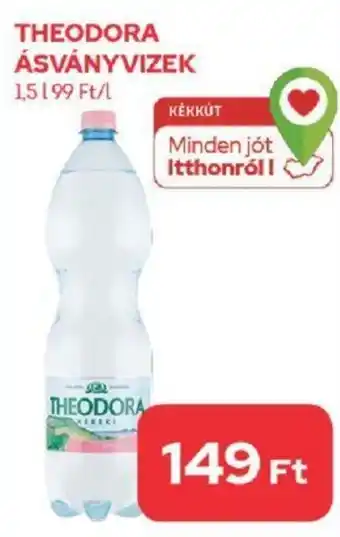 CBA THEODORA ÁSVÁNYVIZEK 1,5l ajánlat