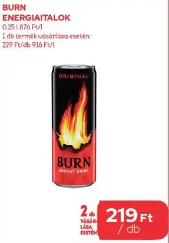 BURN ENERGIAITALOK 0,25l