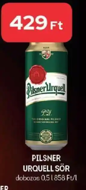 PILSNER URQUELL SÖR 0,5l