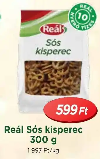 Real Reál Sós kisperec 300g ajánlat