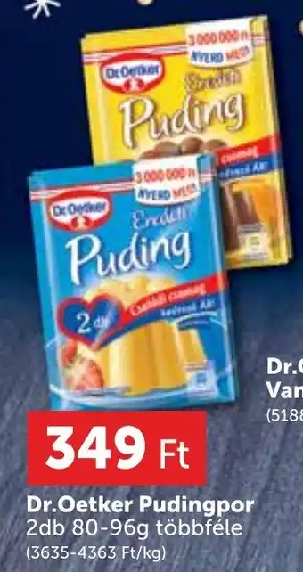 PRIVÁT Dr.Oetker Pudingpor 2db 80-96g ajánlat