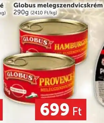 PRIVÁT Globus melegszendvicskrém 290g ajánlat