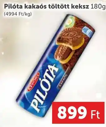 Pilóta kakaós töltött keksz 180g