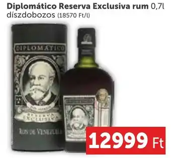 Diplomático Reserva Exclusiva rum 0,7l