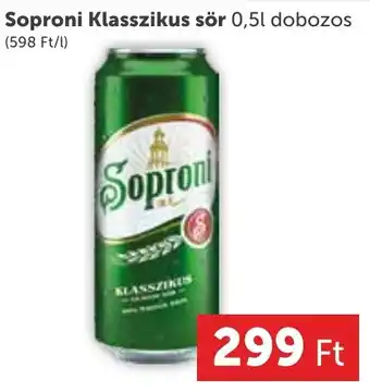 PRIVÁT Soproni Klasszikus sör 0,5l ajánlat