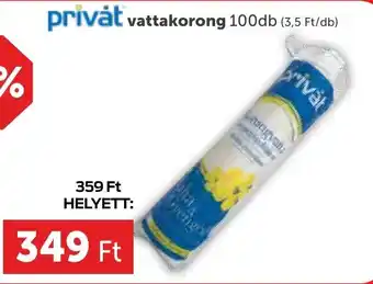 PRIVÁT privat vattakorong 100db ajánlat